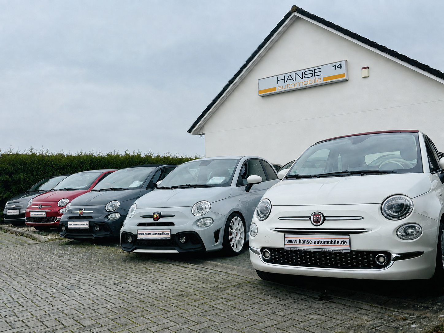 Hanse Automobile Standort mit ausgewählten Fahrzeugen